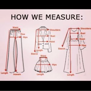 A guide to all the measurements on my page!
